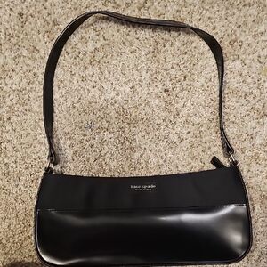 Kate Spade Glossy Black Shoulder Bag